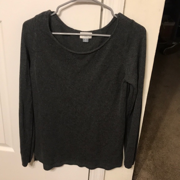 Grey Old Navy Sweater- scoop neck - Picture 1 of 2